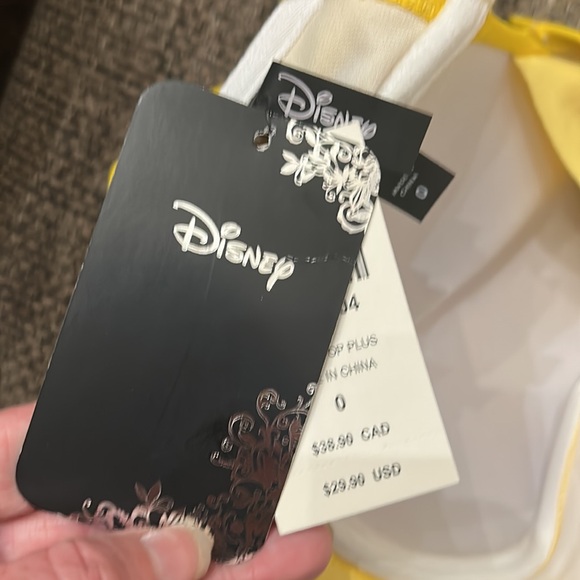 Disney Beauty And The Beast Belle Ruffle Swim Top from Hot Topic size 0 - Picture 5 of 9